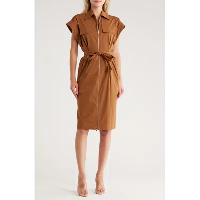 A.l.c . Thea Dress In Brown