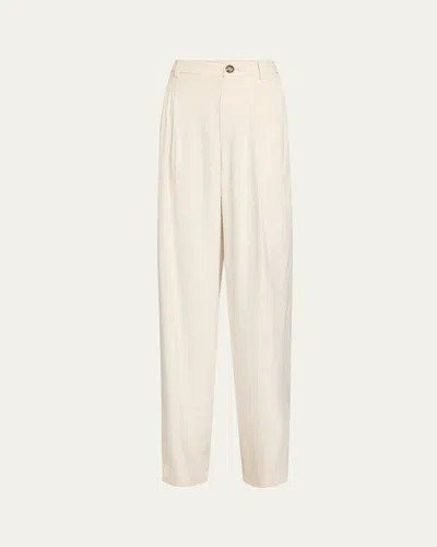 A.l.c Tommy Wide-leg Pants In Buttercream