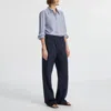 A.l.c Travis Pull-on Knit Pants In Navy Blue In Blue