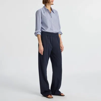 A.l.c Travis Pull-on Knit Pants In Navy Blue