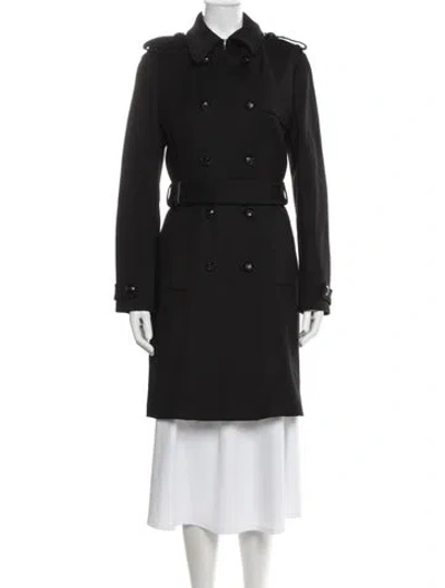 Pre-owned A.l.c Trench Coat In Black
