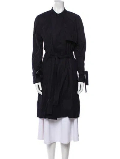 Pre-owned A.l.c Trench Coat In Blue