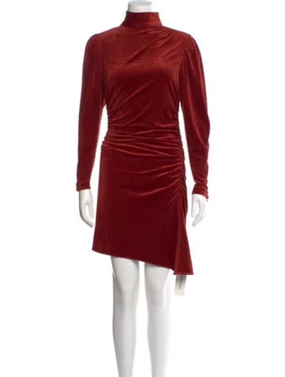 Pre-owned A.l.c Turtleneck Knee-length Dress In Brown