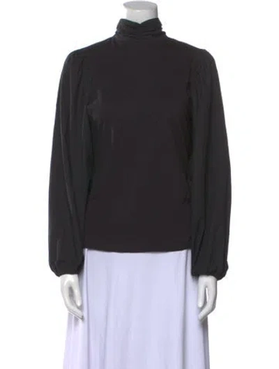 Pre-owned A.l.c Turtleneck Long Sleeve Sweatshirt In Black