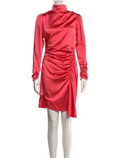 Pre-owned A.l.c Turtleneck Mini Dress In Multi