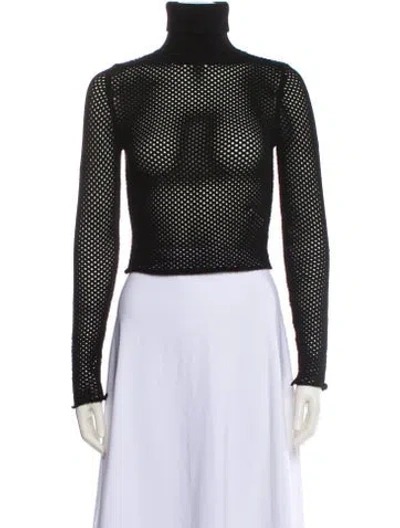 Pre-owned A.l.c Turtleneck Sweater In Black