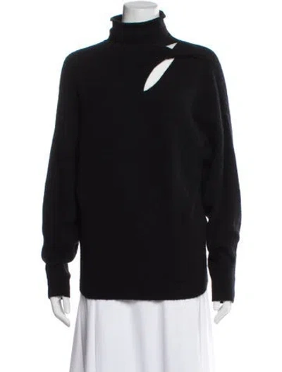 Pre-owned A.l.c Turtleneck Sweater In Black