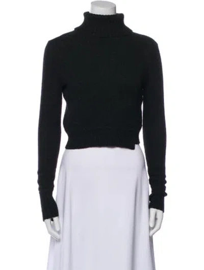 Pre-owned A.l.c Turtleneck Sweater In Black