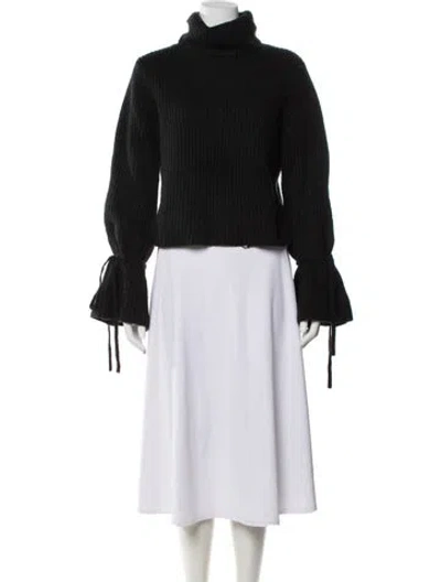 Pre-owned A.l.c Turtleneck Sweater In Black