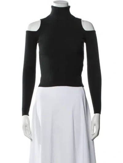 Pre-owned A.l.c Turtleneck Sweater In Black