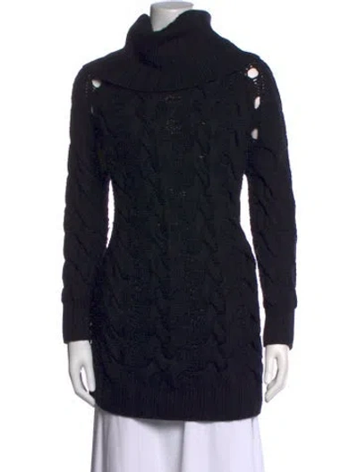 Pre-owned A.l.c Turtleneck Sweater In Black