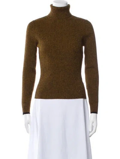 Pre-owned A.l.c Turtleneck Sweater In Brown