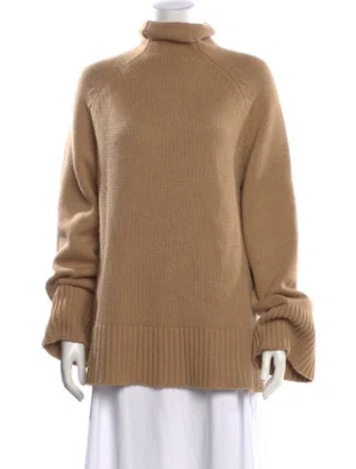Pre-owned A.l.c Turtleneck Sweater In Brown