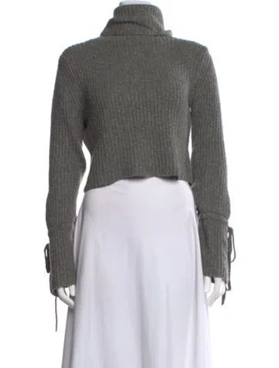 Pre-owned A.l.c Turtleneck Sweater In Gray