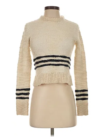 Pre-owned A.l.c Turtleneck Sweater In Ivory