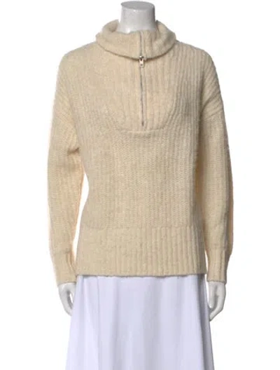Pre-owned A.l.c Turtleneck Sweater In Neutral