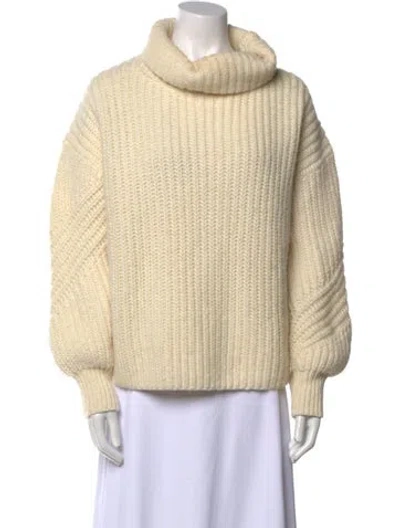Pre-owned A.l.c Turtleneck Sweater In Neutral