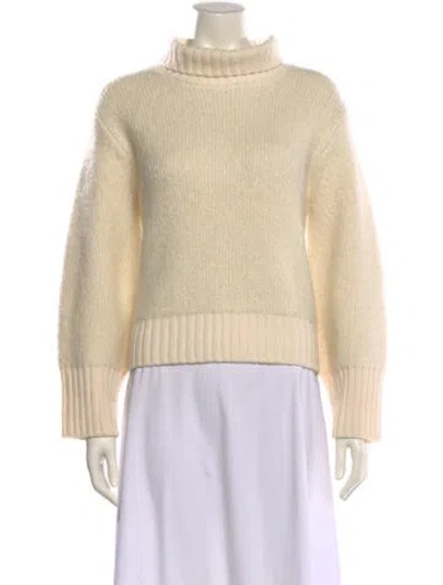 Pre-owned A.l.c Turtleneck Sweater In Neutral