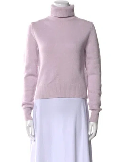 Pre-owned A.l.c Turtleneck Sweater In Purple