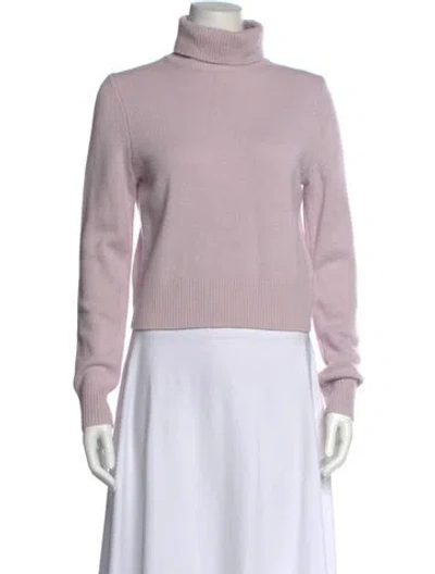 Pre-owned A.l.c Turtleneck Sweater In Purple