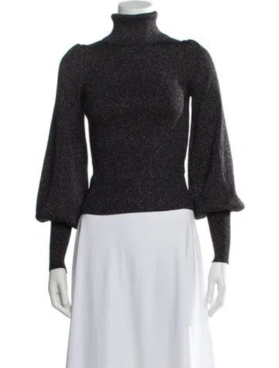 Pre-owned A.l.c Turtleneck Sweater In Purple
