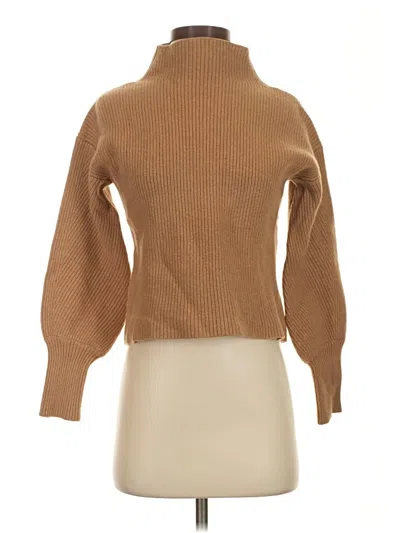 Pre-owned A.l.c Turtleneck Sweater In Tan