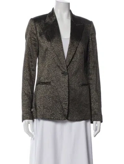 Pre-owned A.l.c Tweed Pattern Blazer In Multi