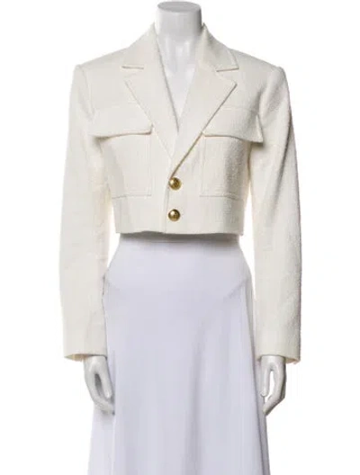 Pre-owned A.l.c Tweed Pattern Blazer In Neutral