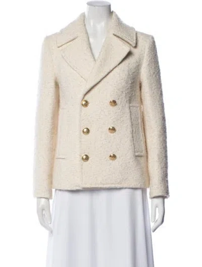 Pre-owned A.l.c Tweed Pattern Blazer In Neutral