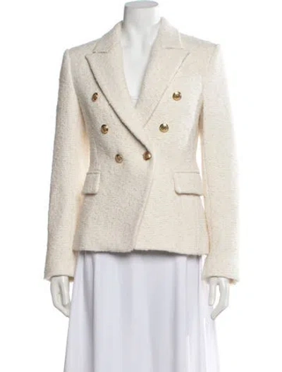 Pre-owned A.l.c Tweed Pattern Blazer In Neutrals