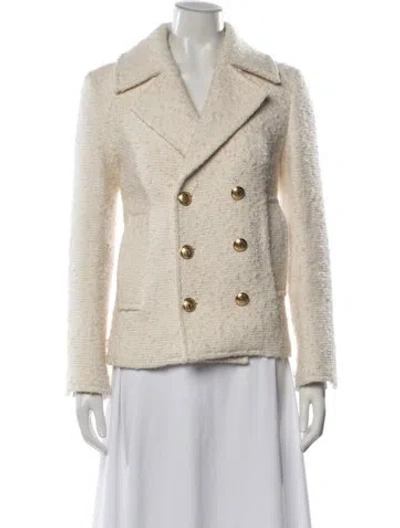 Pre-owned A.l.c Tweed Pattern Blazer In Neutrals