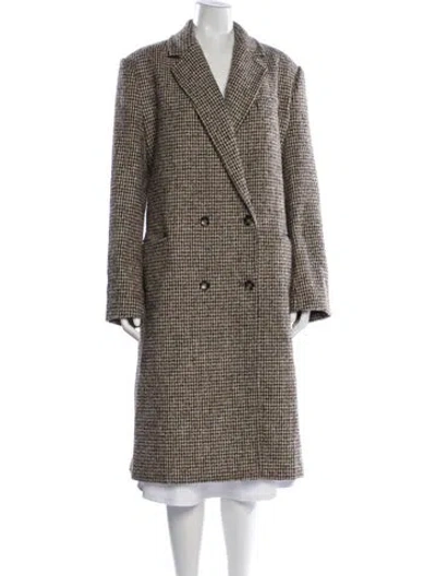 Pre-owned A.l.c Tweed Pattern Coat In Neutral