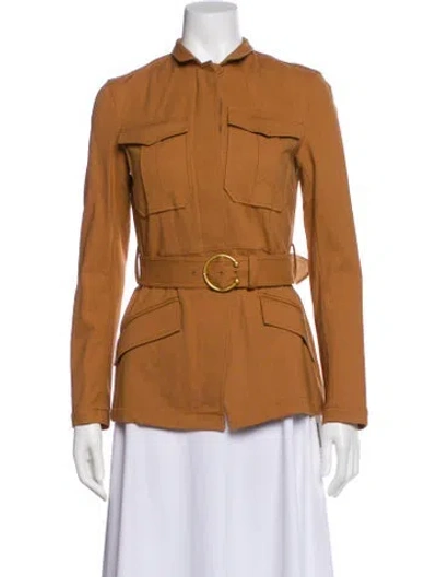 Pre-owned A.l.c Utility Jacket In Brown