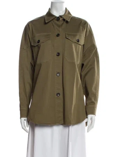 Pre-owned A.l.c Utility Jacket In Green