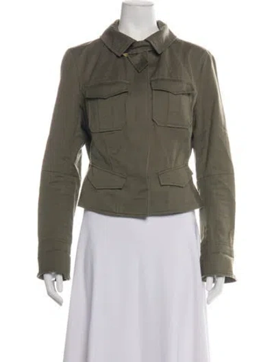 Pre-owned A.l.c Utility Jacket In Green