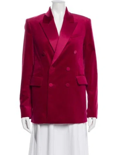 Pre-owned A.l.c Velour Blazer In Pink