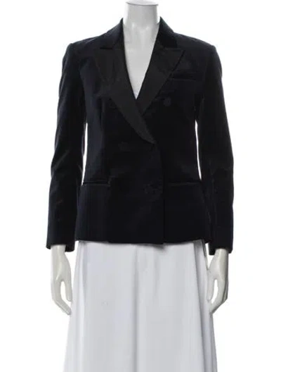Pre-owned A.l.c Velvet Blazer W/ Tags In Blue