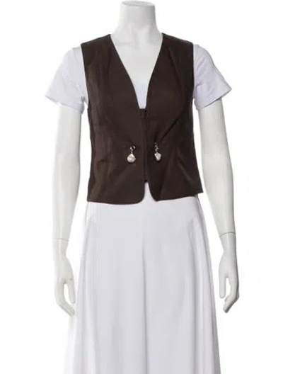 Pre-owned A.l.c Vest In Brown