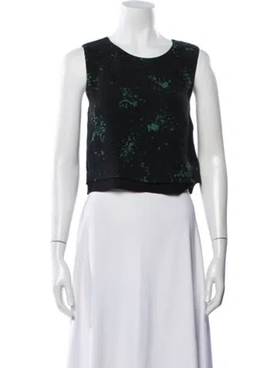 Pre-owned A.l.c Vintage Silk Top In White