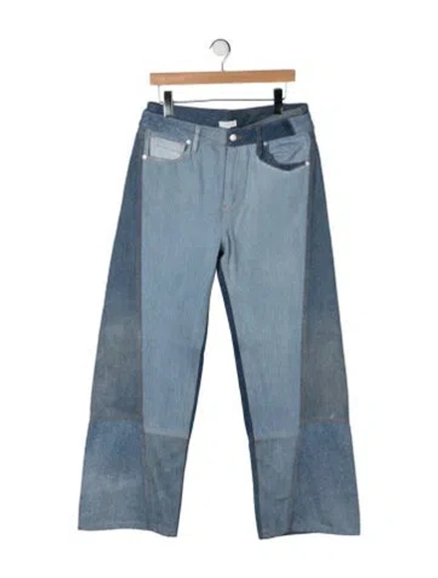 Pre-owned A.l.c Vintage Straight Leg Jeans In Blue