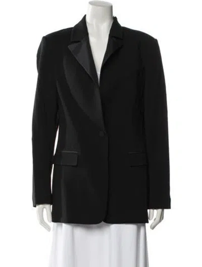 Pre-owned A.l.c Virgin Wool Blazer In Black