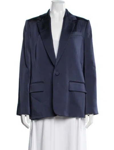 Pre-owned A.l.c Virgin Wool Blazer In Blue