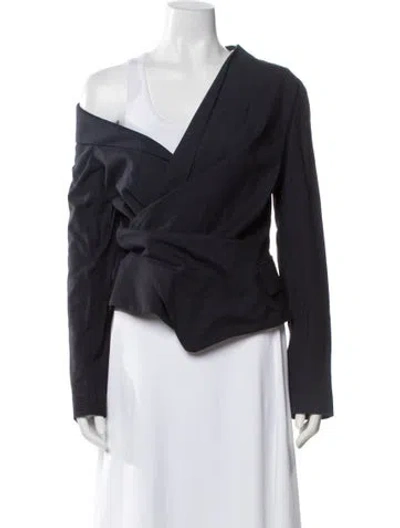 Pre-owned A.l.c Virgin Wool Blazer W/ Tags In Black