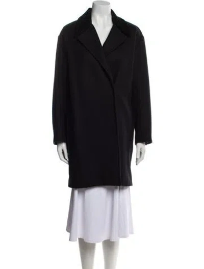 Pre-owned A.l.c Virgin Wool Coat In Black