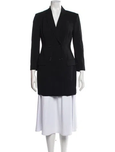 Pre-owned A.l.c Virgin Wool Coat W/ Tags In Black