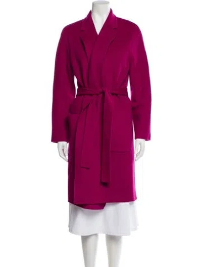 Pre-owned A.l.c Virgin Wool Evening Jacket In Pink