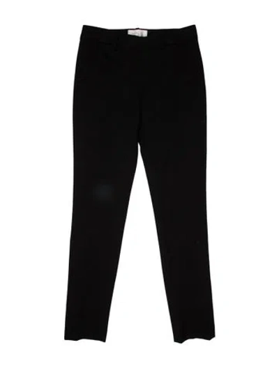 Pre-owned A.l.c Virgin Wool Skinny Leg Pants In Black