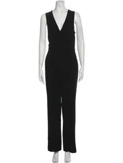 Pre-owned A.l.c V-neck Jumpsuit In Blue