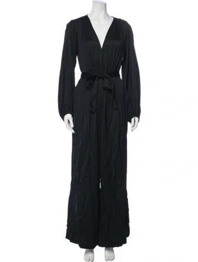 Pre-owned A.l.c V-neck Jumpsuit In Blue