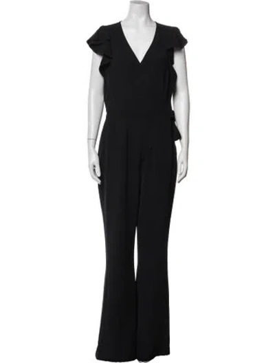 Pre-owned A.l.c V-neck Jumpsuit In Blue